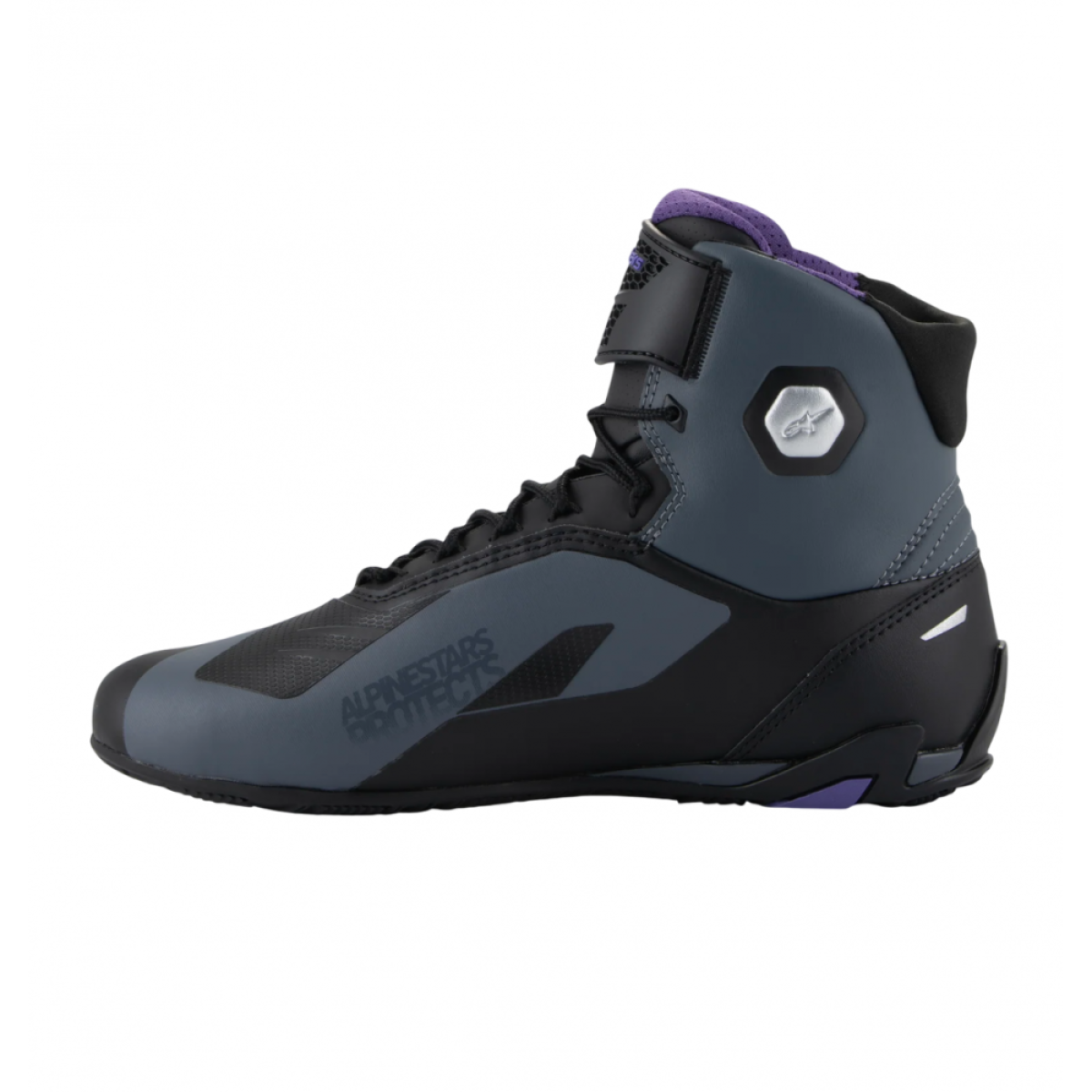 Мотоботы женские ALPINESTARS stella faster-4 black/gray/violet, 38