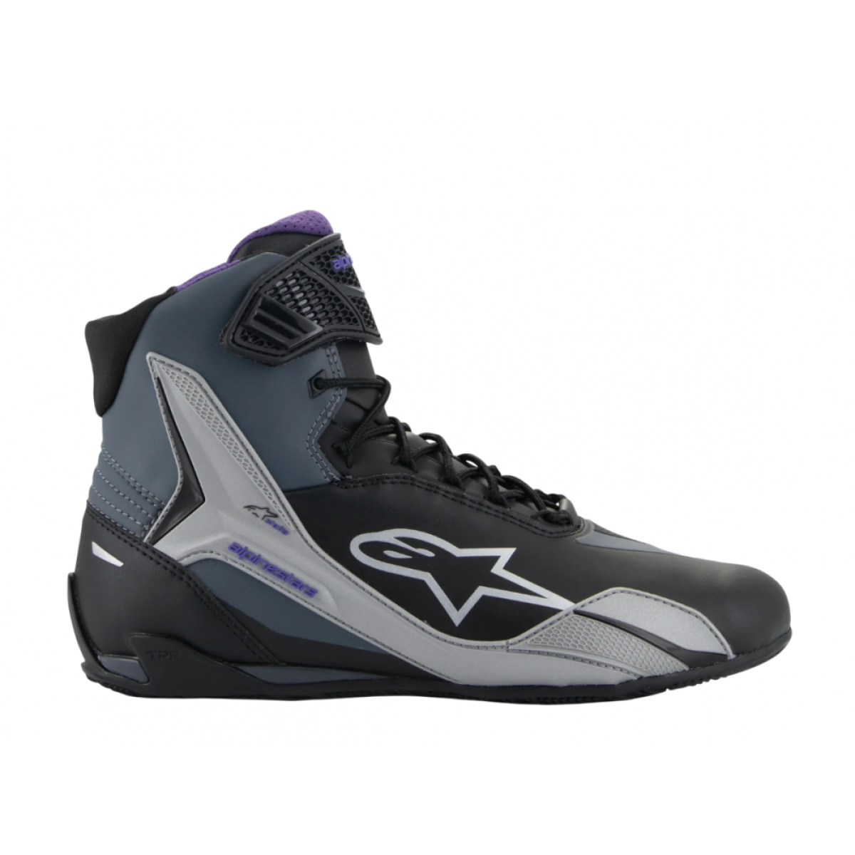 Мотоботы женские ALPINESTARS stella faster-4 black/gray/violet, 40