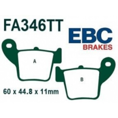 Колодки тормозные задние honda EBC fa346ТТ