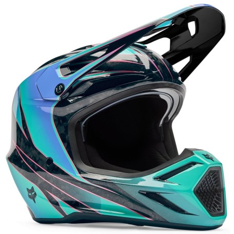 Шлем Fox Head v3 rs helmet - canvas [aqua]