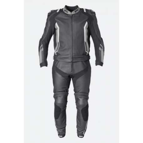 Мотокомбинезон раздельный GMS gr-1 black grey white w, 60H