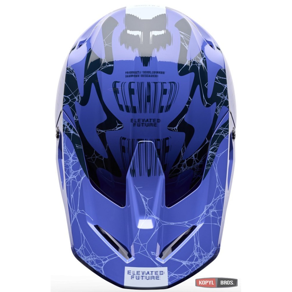 Шолом FOX V1 Youth Helmet - DIFFUSE [Purple Dove], YM