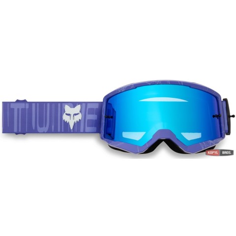 Окуляри FOX MAIN Goggle - DIFFUSE [Purple Dove], Mirror Blue Lens