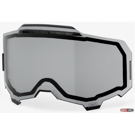Лінза 100% ARMEGA/ARmatic Dual Vented Lens [Smoke], Dual Grey Lens