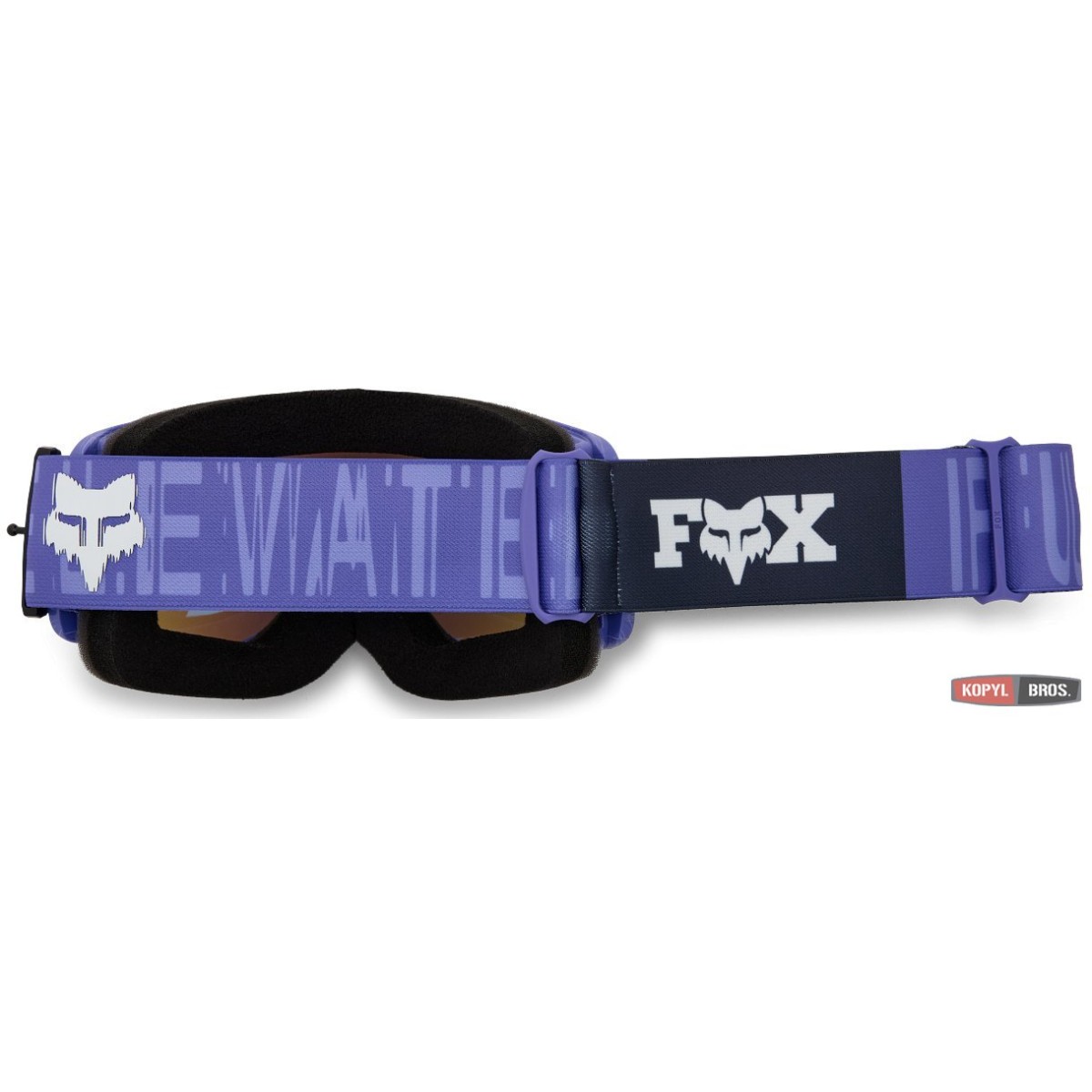 Окуляри FOX MAIN Goggle - DIFFUSE [Purple Dove], Mirror Blue Lens