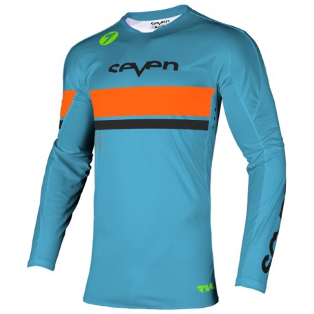 Мотоджерсі дитяча Seven RIVAL VANQUISH CYAN, YM