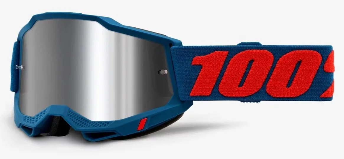 100 Percent % ACCURI 2 GOGGLE ODEON - FLASH SILVER LENS