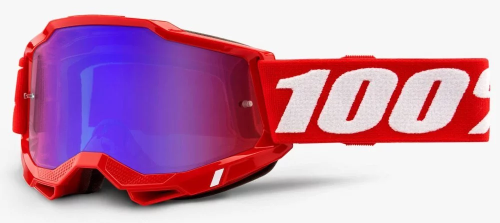 100 Percent % ACCURI 2 GOGGLE RED - MIRROR RED LENS