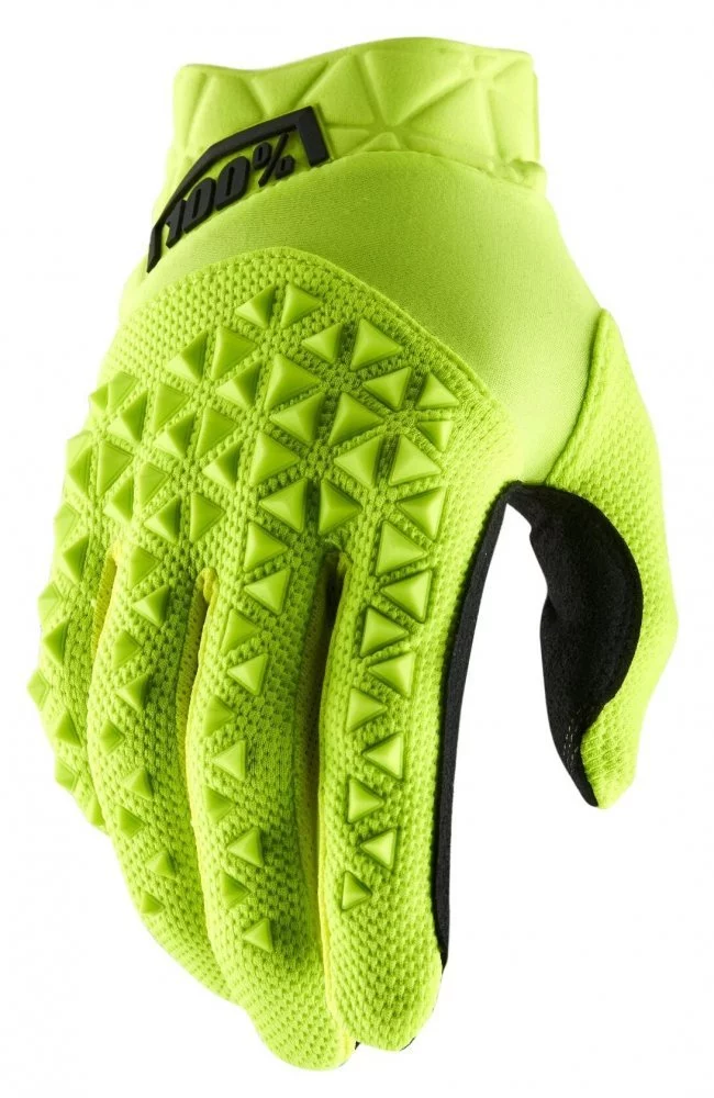 100 Percent % AIRMATIC YOUTH GLOVE [FLUO YELLOW]