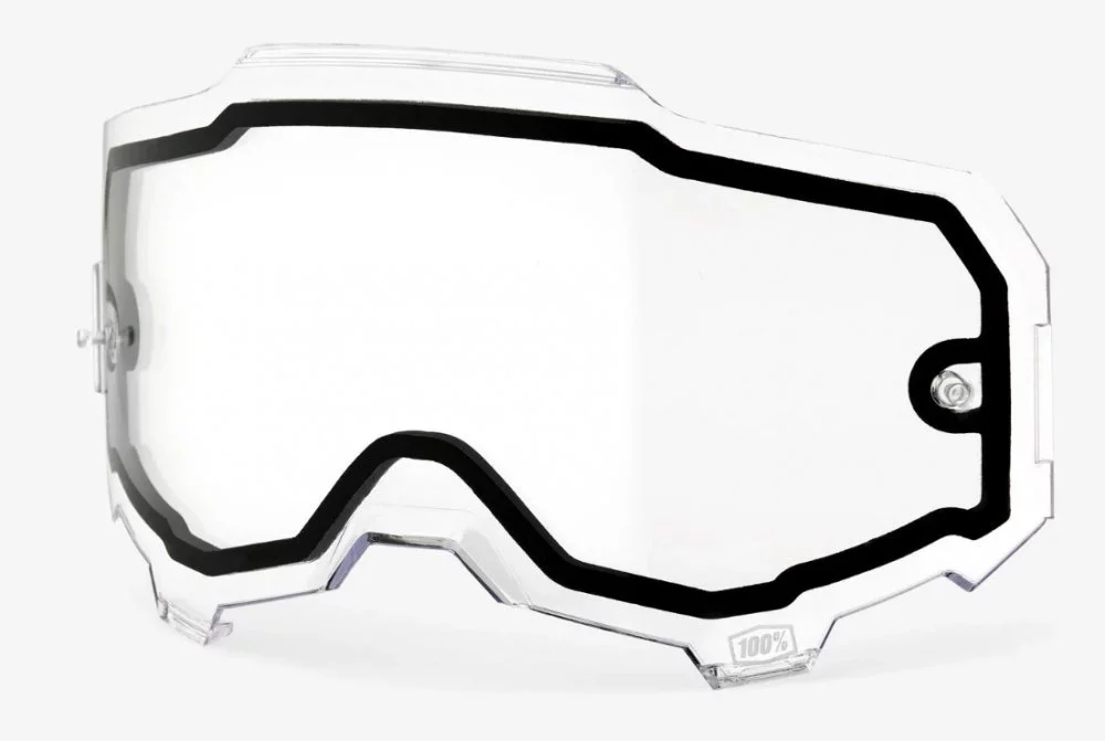 100 Percent % ARMEGA DUAL REPLACEMENT LENS - CLEAR