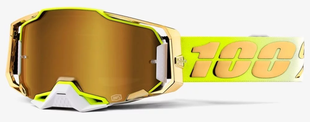 100 Percent % ARMEGA GOGGLE FEELGOOD - TRUE GOLD LENS