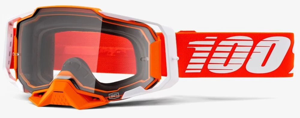 100 Percent % ARMEGA GOGGLE REGAL - CLEAR LENS