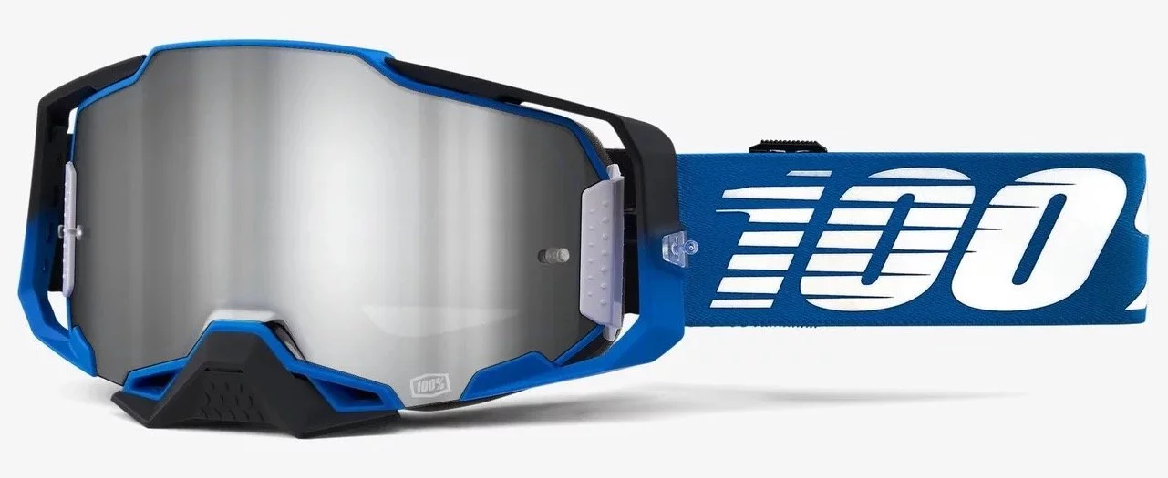 100 Percent % ARMEGA GOGGLE ROCKCHUCK - FLUSH SILVER LENS