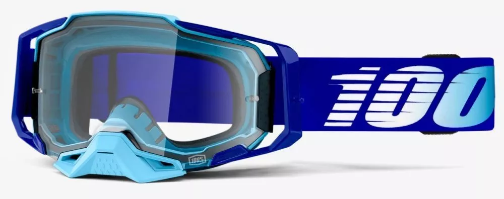 100 Percent % ARMEGA GOGGLE ROYAL - CLEAR LENS
