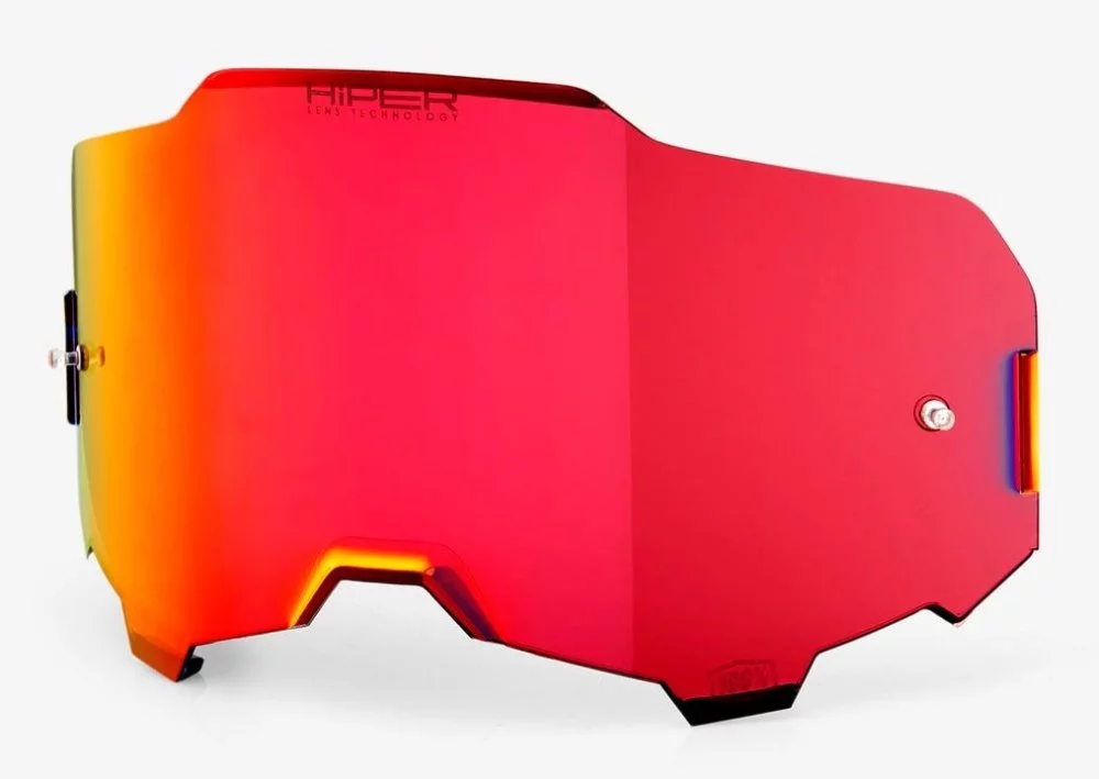 100 Percent % ARMEGA REPLACEMENT LENS - HIPER RED MIRROR