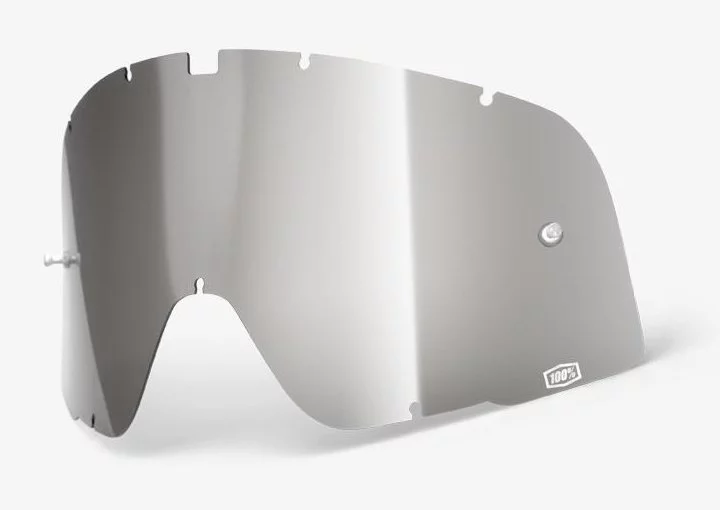 100 Percent % BARSTOW REPLACEMENT LENS - SILVER
