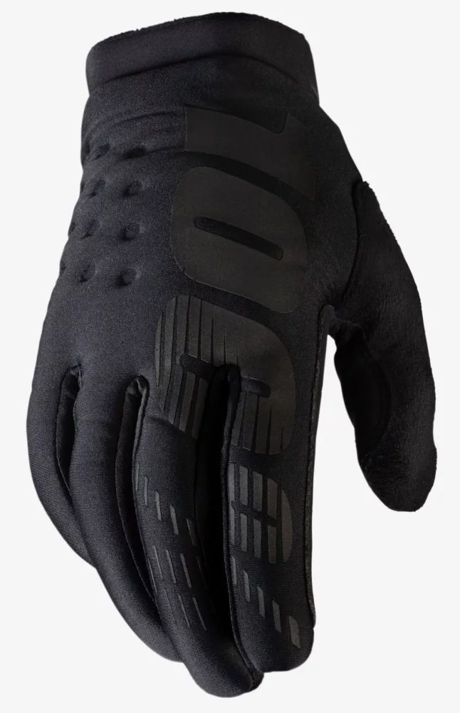 100 Percent % BRISKER GLOVE [BLACK]