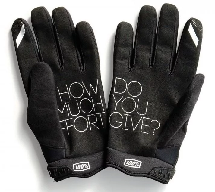 100 Percent % BRISKER GLOVE [BLACK]