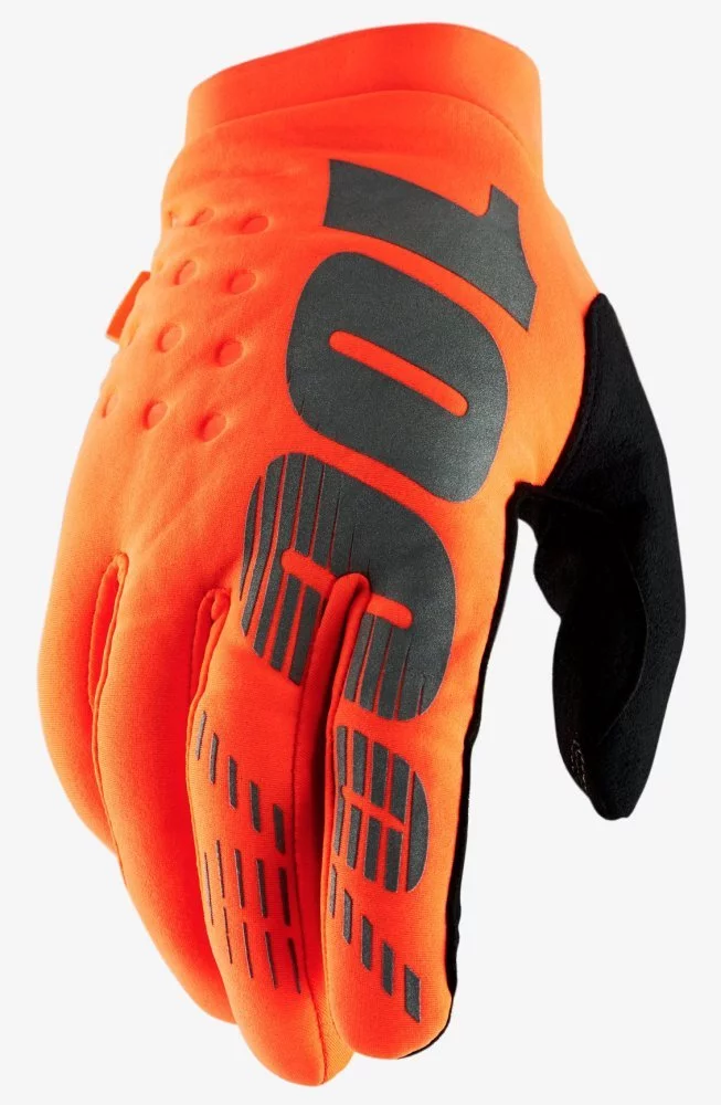 100 Percent % BRISKER GLOVE [FLUO ORANGE]