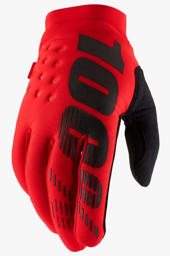 100 Percent % BRISKER GLOVE [RED]