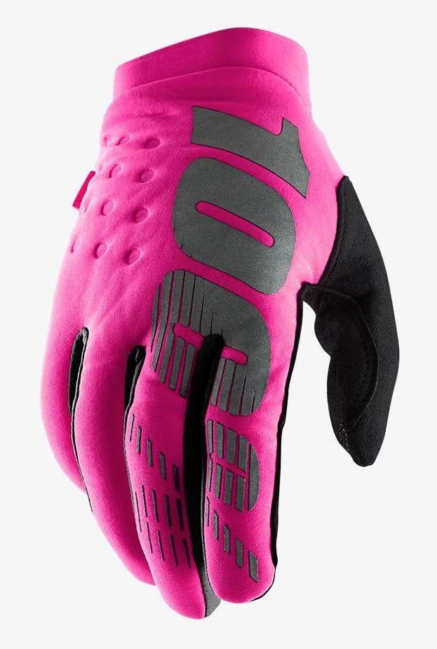 100 Percent % BRISKER WOMEN GLOVE [PINK]