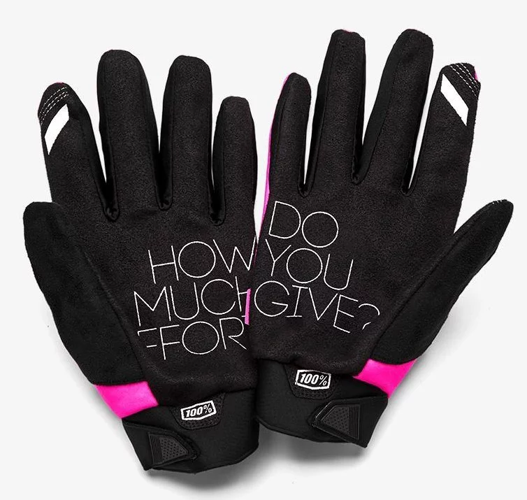 100 Percent % BRISKER WOMEN GLOVE [PINK]