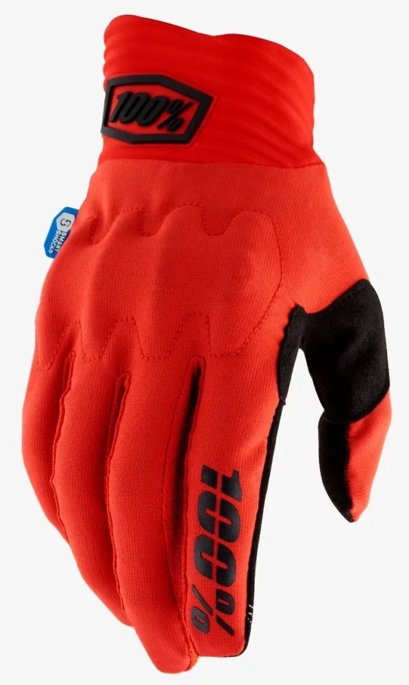 100 Percent % COGNITO SMART SHOCK GLOVE [RED]