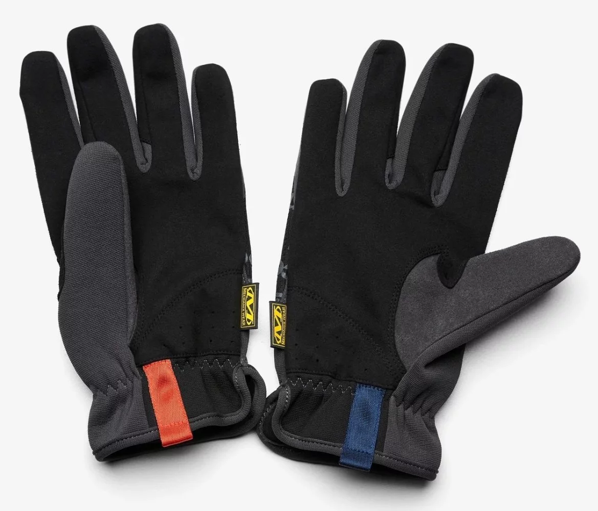 100 Percent % FAST FIT MECHANIC GLOVES [BLACK]