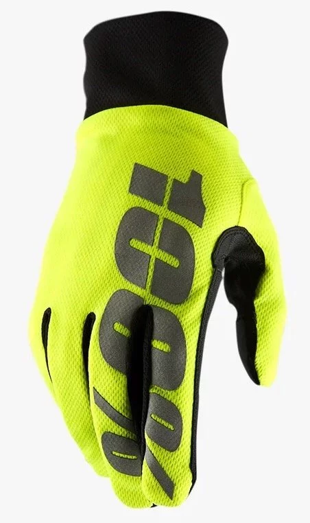 100 Percent % HYDROMATIC WATERPROOF GLOVE [FLUO YELLOW]