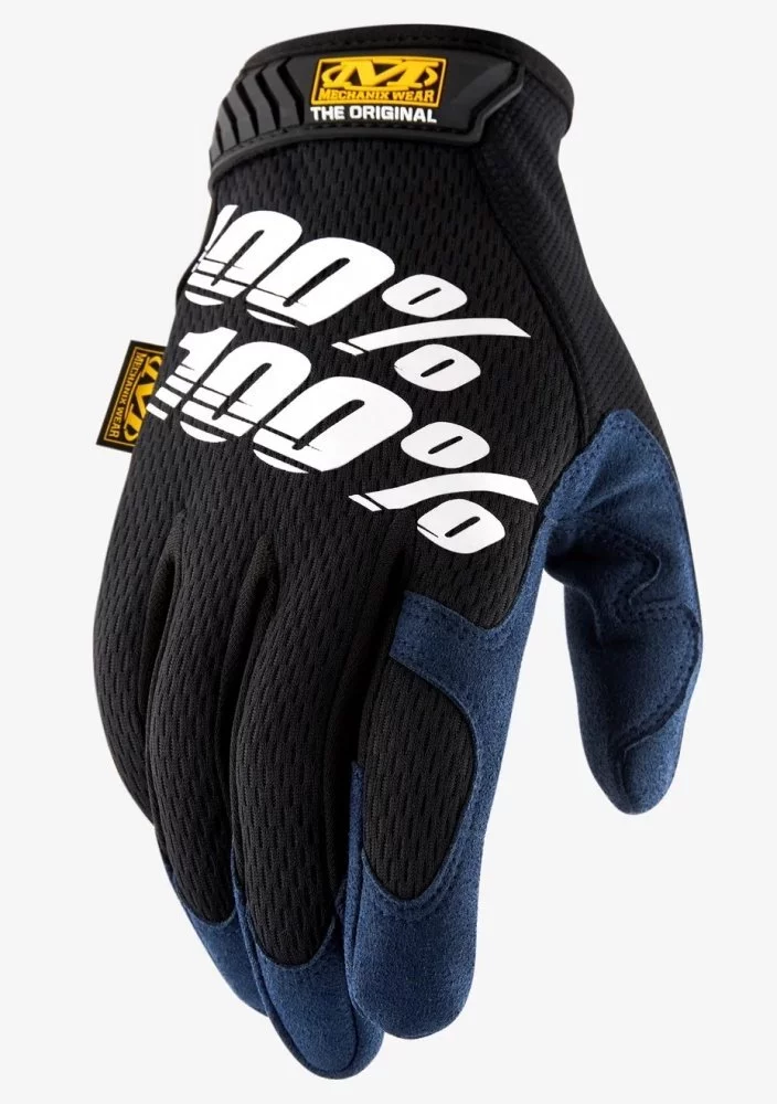 100 Percent % ORIGINAL MECHANIC GLOVES [BLACK]