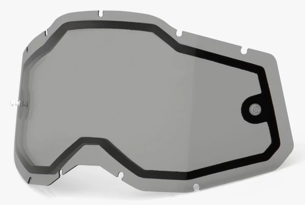 100 Percent % RC2/AC2/ST2 DUAL REPLACEMENT LENS ANTI-FOG - SMOKE