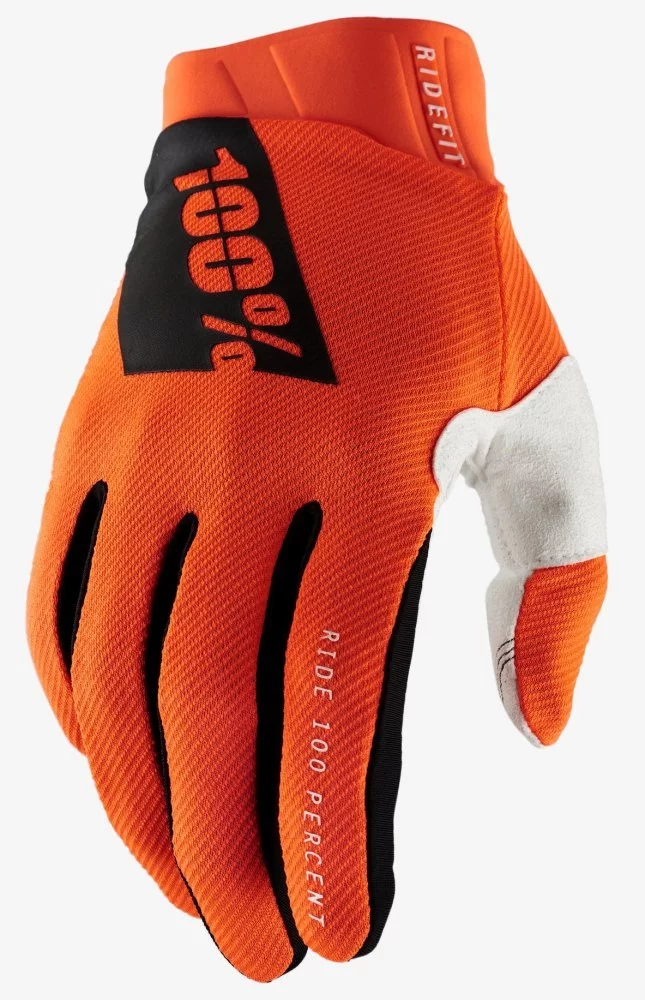 100 Percent % RIDEFIT GLOVE [FLUO ORANGE]