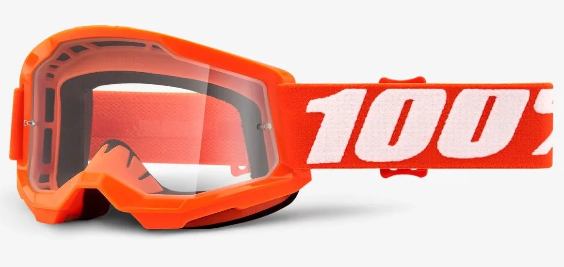 100 Percent % STRATA 2 YOUTH GOGGLE ORANGE - CLEAR LENS