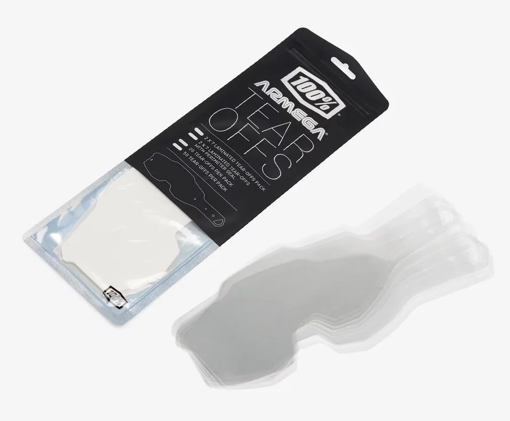 100 Percent % TEAR-OFFS ARMEGA - 50 PACK