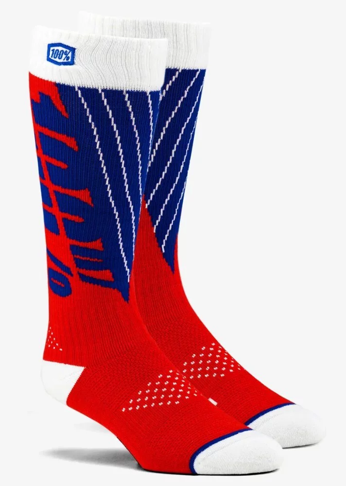 100 Percent % TORQUE SOCKS [RED]
