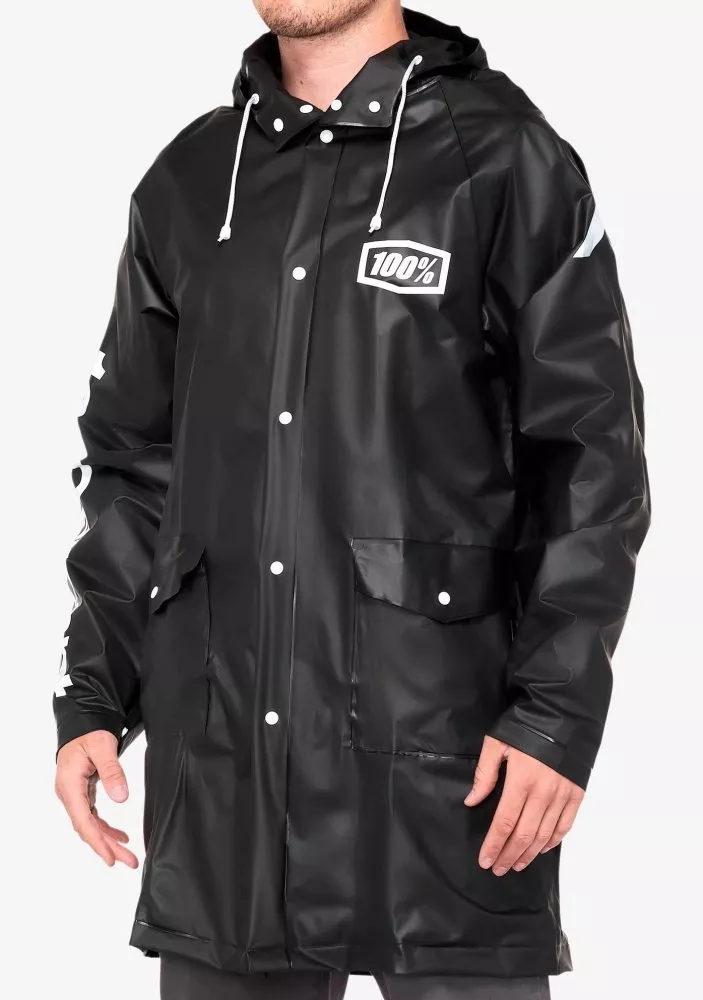 100 Percent % TORRENT RAINCOAT [BLACK]