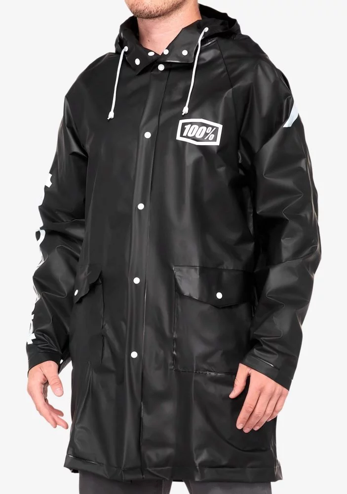 100 Percent % TORRENT RAINCOAT [BLACK]