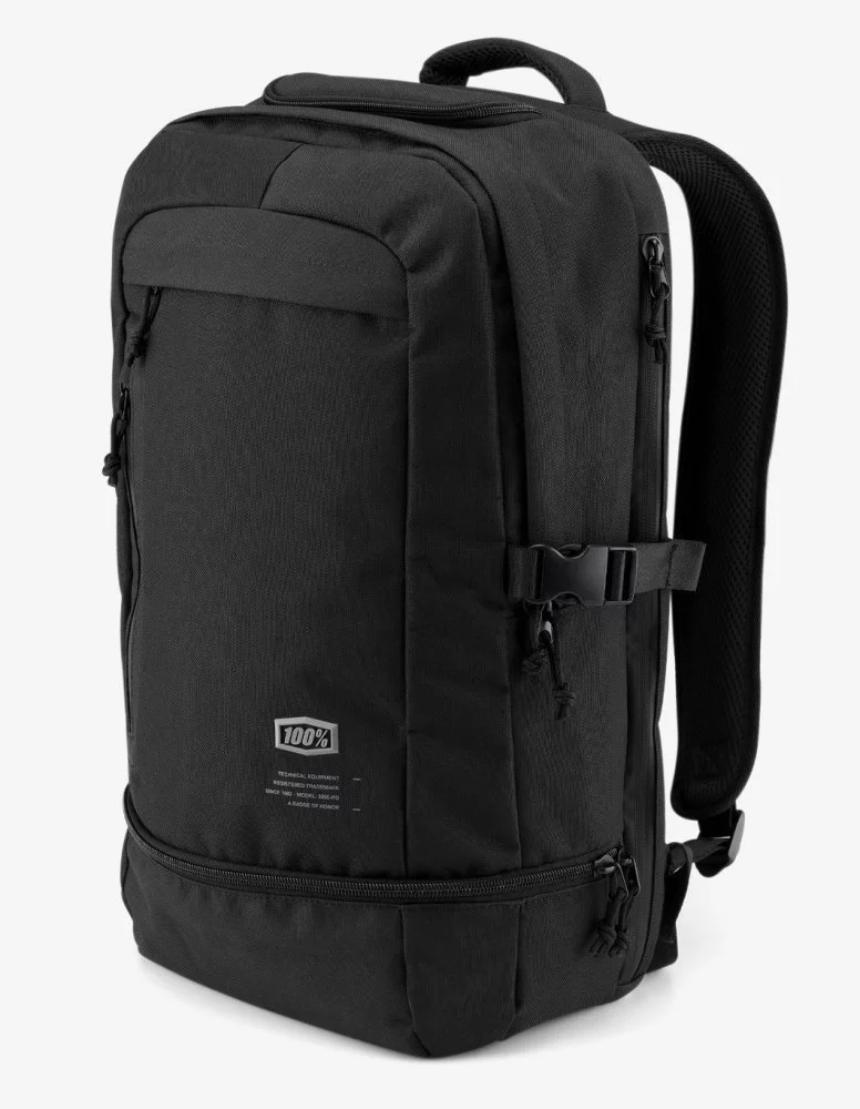 100 Percent % TRANSIT BACKPACK [BLACK]