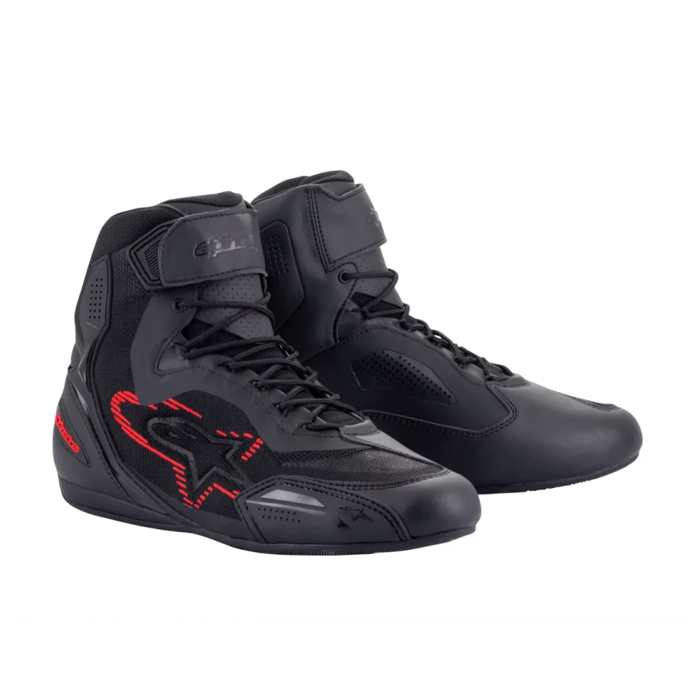 ALPINESTARS FASTER-3 RIDEKNIT BLACK/DARK GRAY/BRIGHT RED