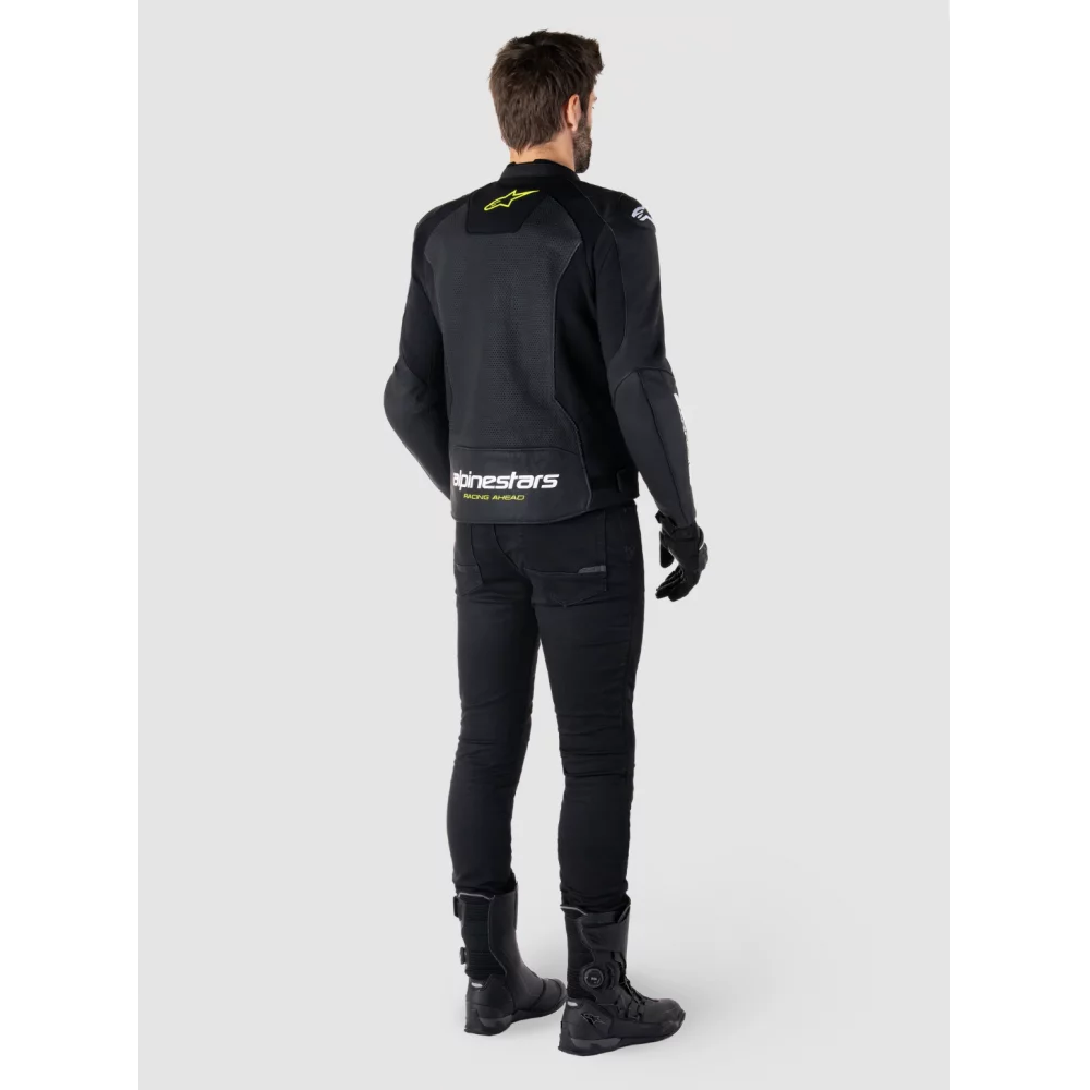 ALPINESTARS FASTER V3 AIRFLOW BLACK/WHITE/YELLOW