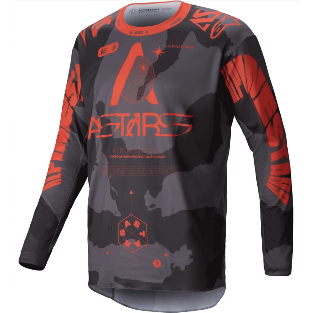 ALPINESTARS RACER HOLLOW GRAY/CAMO/ORANGE