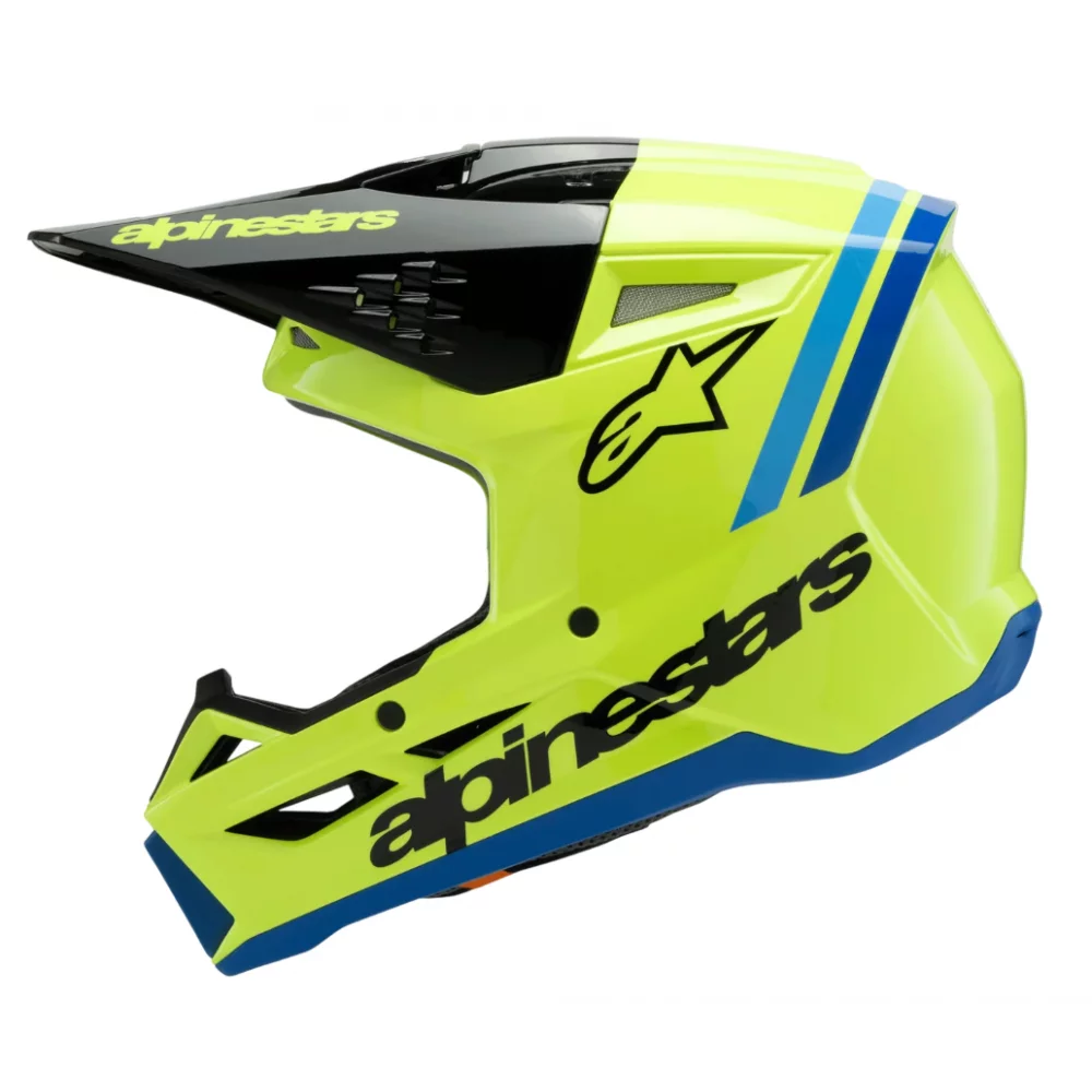 ALPINESTARS S-M3 RADIUM YELLOW/BLACK/BLUE