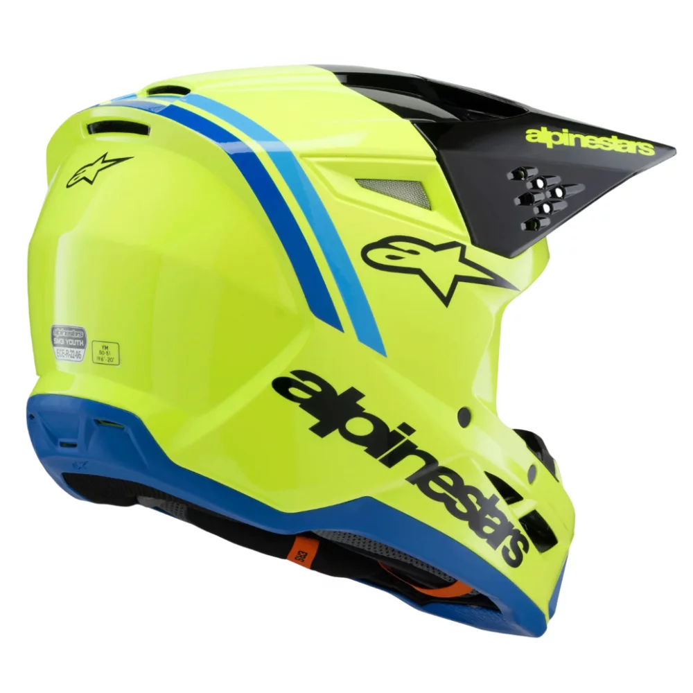 ALPINESTARS S-M3 RADIUM YELLOW/BLACK/BLUE