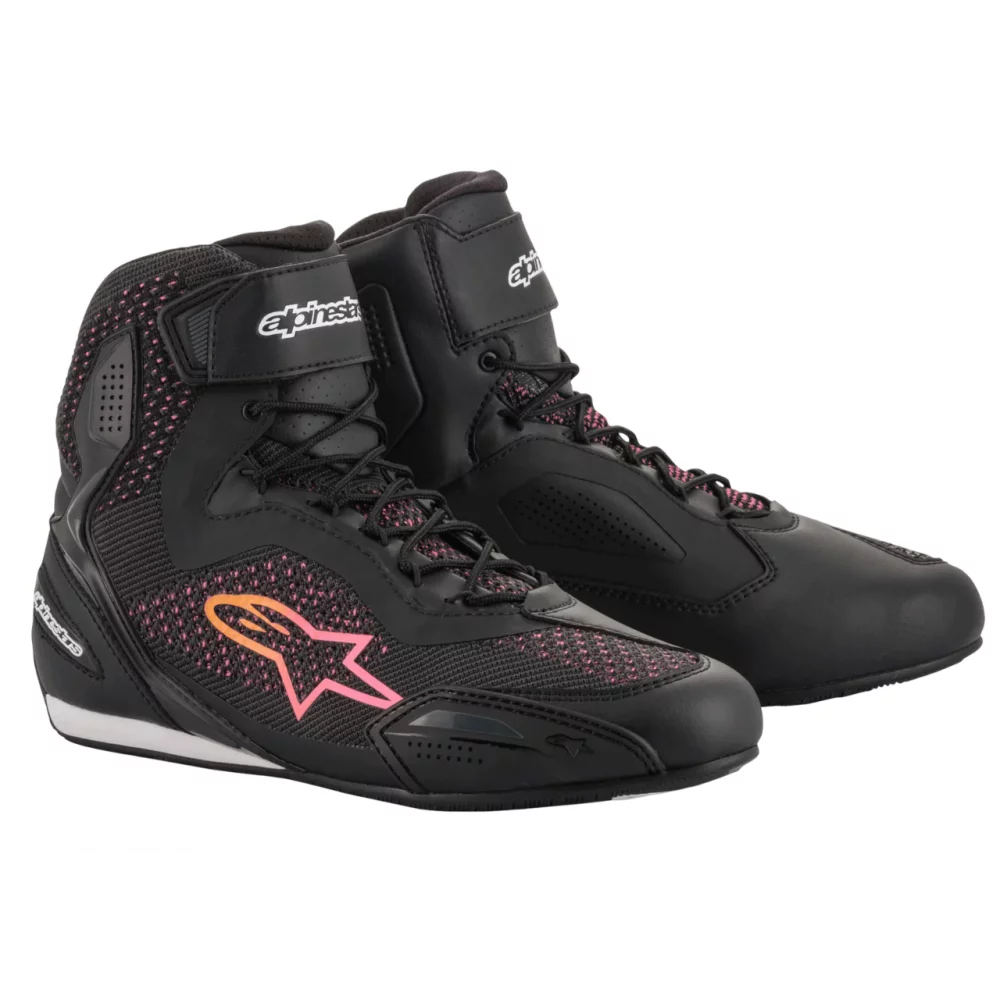 ALPINESTARS STELLA FASTER-3 RIDEKNIT BLACK/YELLOWR/PINK