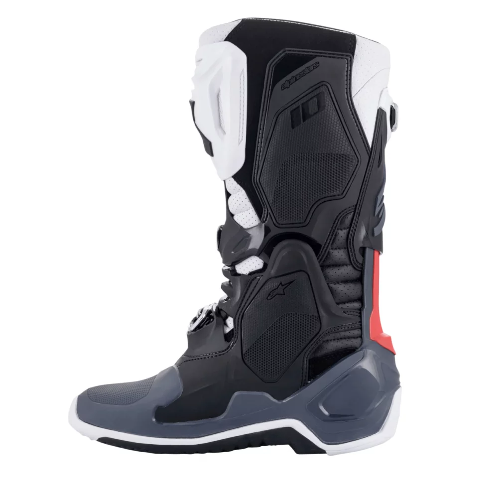 ALPINESTARS TECH 10 SUPERVENTED BLACK/WHITE/GRAY/RED