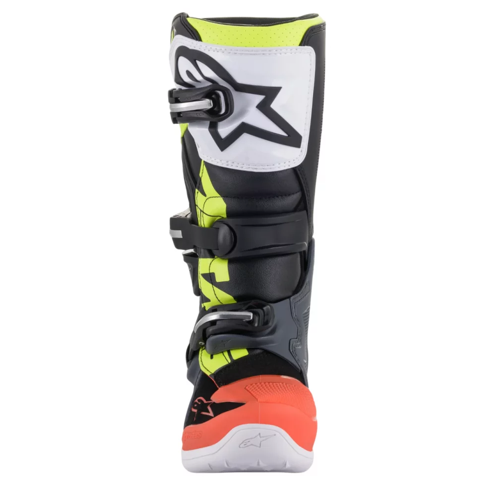ALPINESTARS TECH 7S GREY/RED/YELLOW