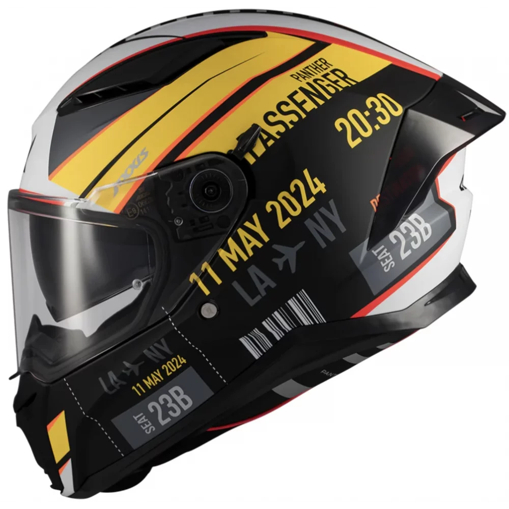 Axxis PANTHER SV PASSENGER B3 YELLOW MATT