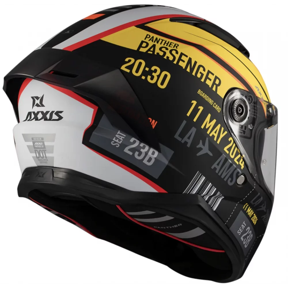 Axxis PANTHER SV PASSENGER B3 YELLOW MATT