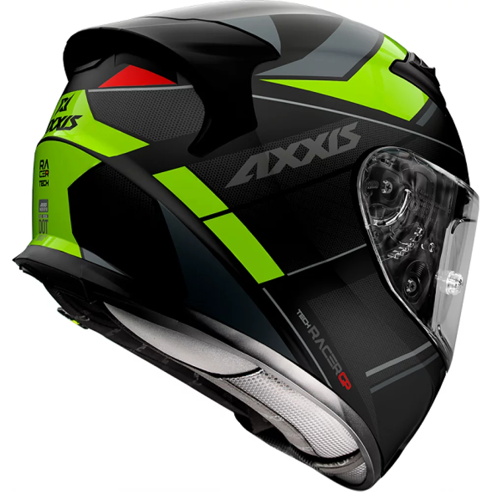 Axxis RACER GP SV FIBER TECH B3 BLACK YELLOW MATT