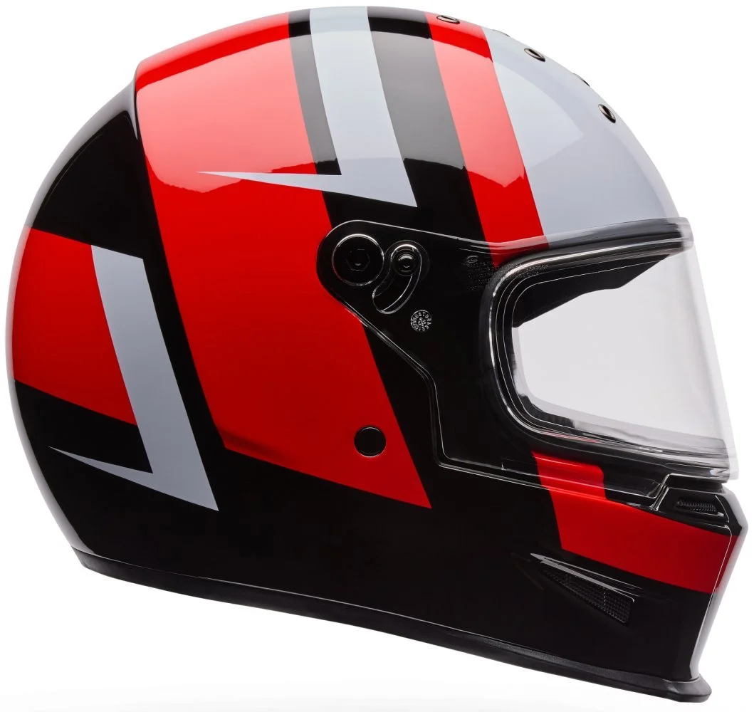 Bell ELIMINATOR HELMET - SIDETRACK [RED]